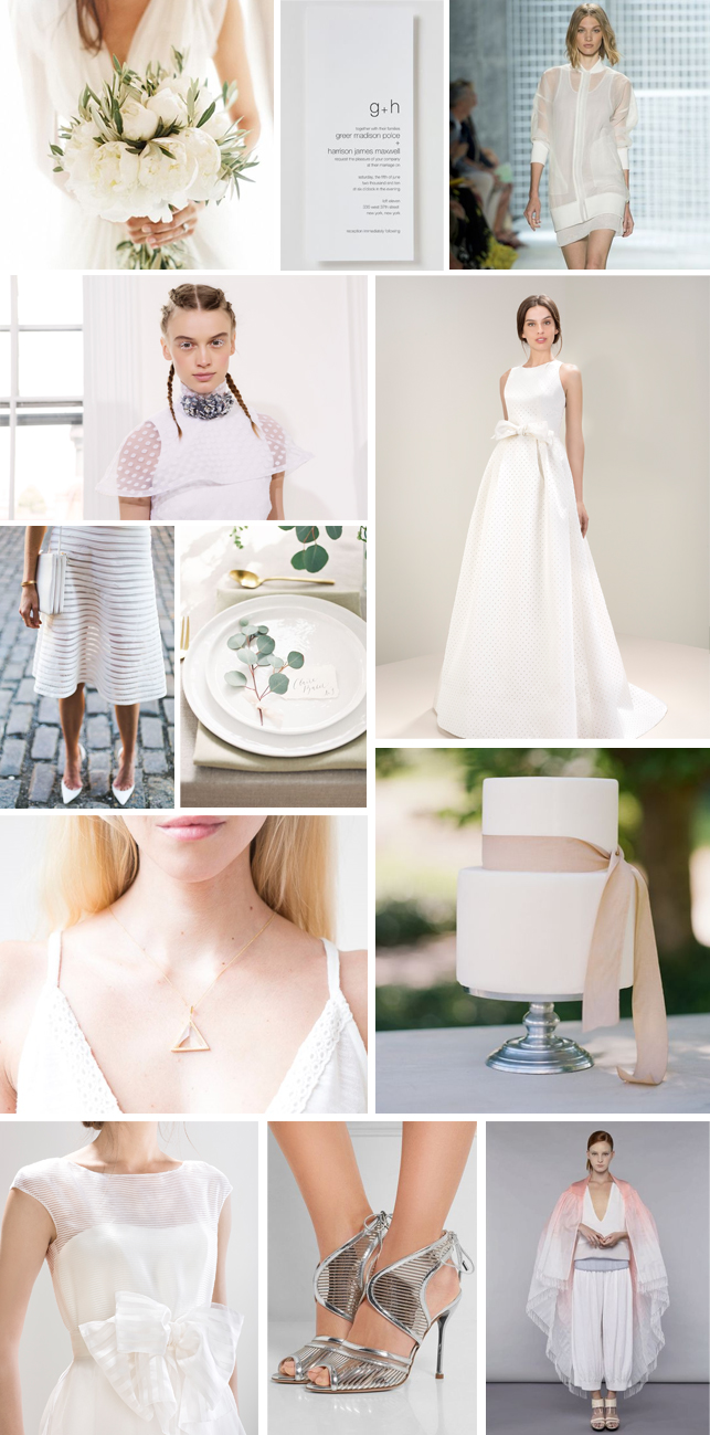 Sports Luxe Minimalist wedding inspiration